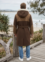 Solo Leveling Brown Wool Trench Coat for Men | Anime Winter Outerwea
