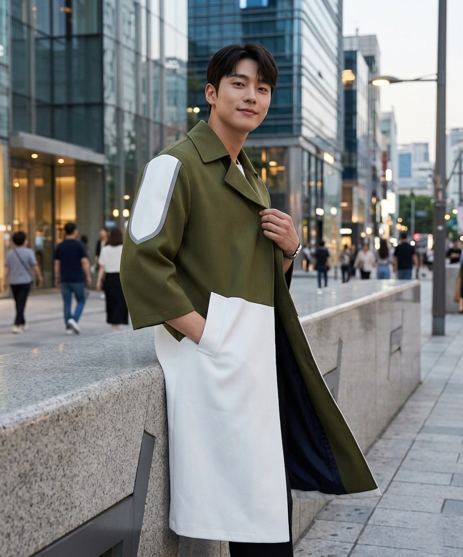 Margarette Macaron Inspired Cosplay Trench Coat - Mashle Anime Costume.