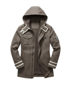 Sung Jin-Woo GrayGrayGray Hooded Jacket | Solo Leveling Anime Cosplay