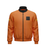 Shin Sakamoto Days Inspired Orange Bomber Jacket | Anime Streetwear