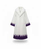 Lord Abel Inspired Wool Shearling Cosplay Coat | Mashle Anime Costume.