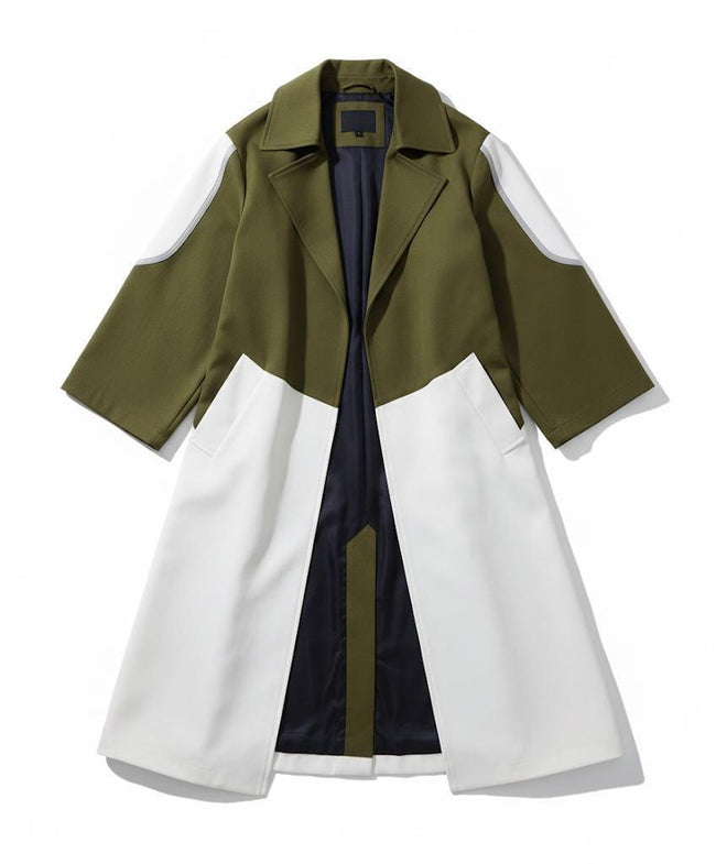 Margarette Macaron Inspired Cosplay Trench Coat - Mashle Anime Costume. Hover Image