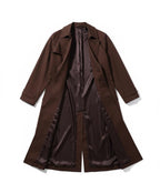 Agito Inspired Brown Trench Coat - Mashle Anime Cosplay Outerwear.