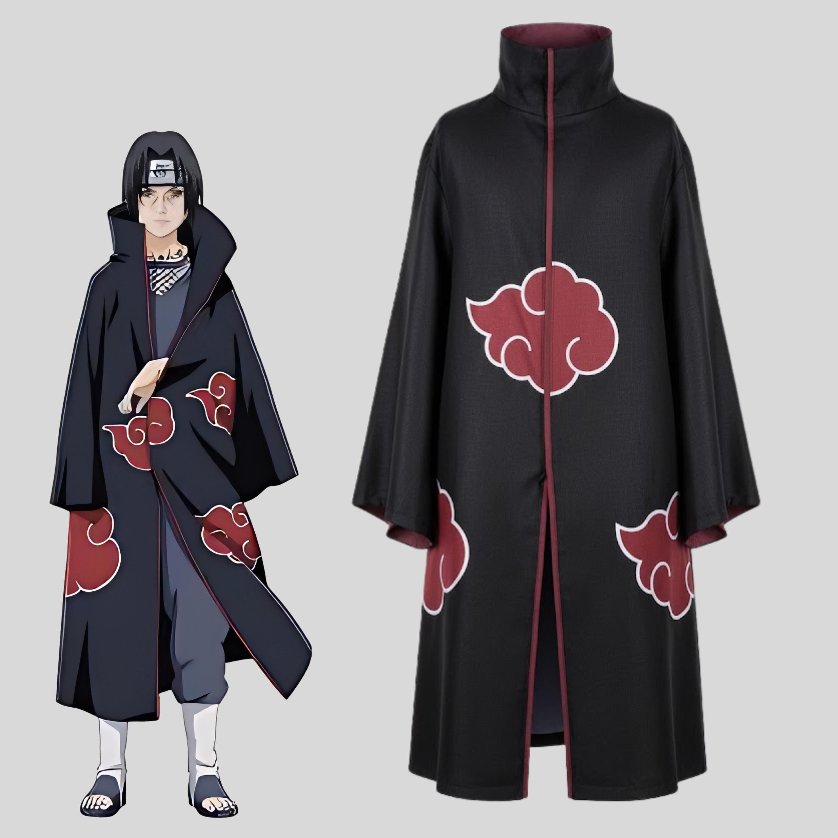 Akatsuki Uchiha Itachi Inspired Jacket | Anime Embroidered Design.