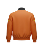 Shin Sakamoto Days Inspired Orange Bomber Jacket | Anime Streetwear