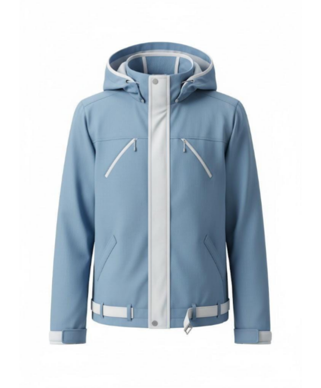 Sung Jin-Woo Light Blue Jacket | Solo Leveling Anime Streetwear Hoodie